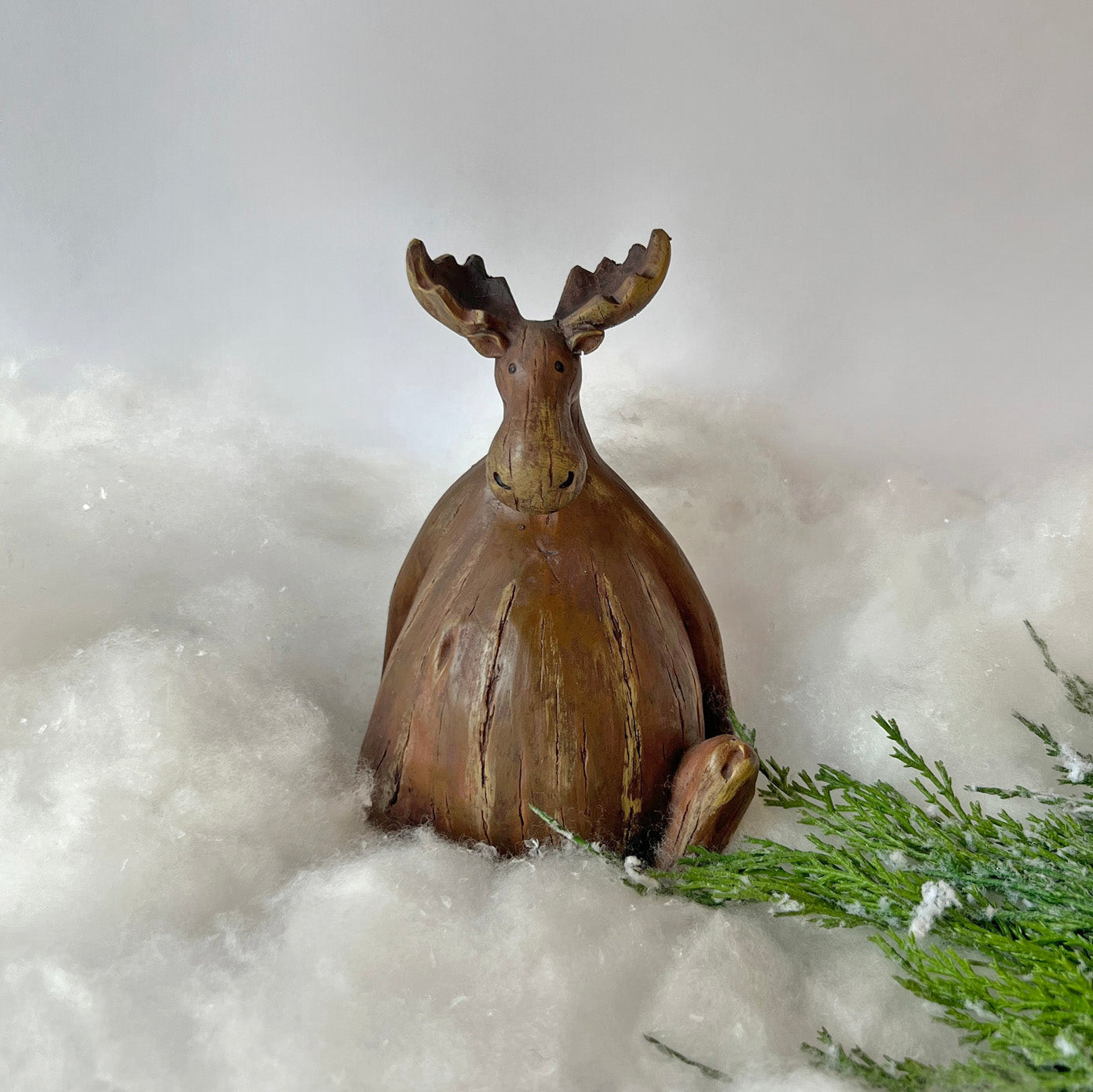 8.5" Sitting Moose Figure