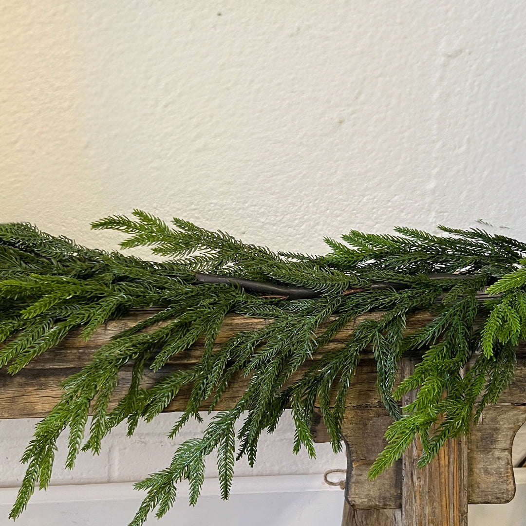 108" Cypress Garland - Green