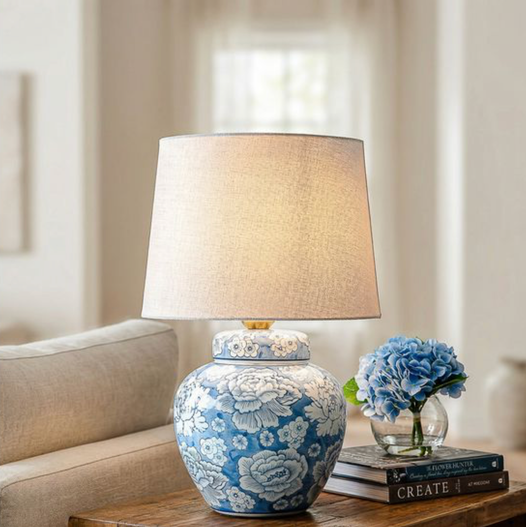 20" Blue Lamp