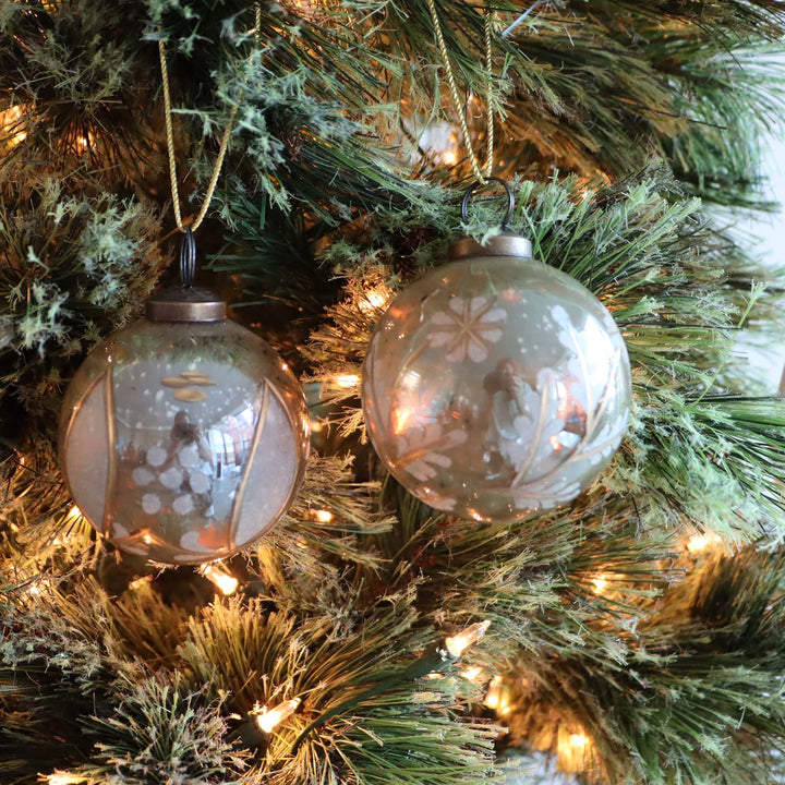 3" Glass Ball Ornament