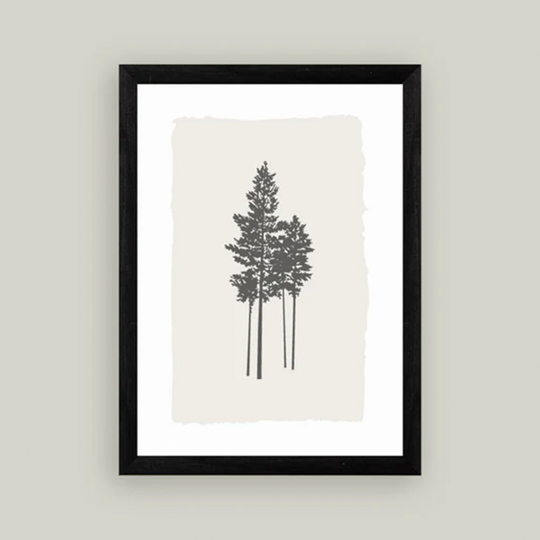 Two Trees Black & White