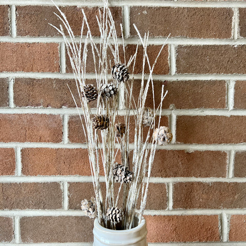 34" Snowy Twig