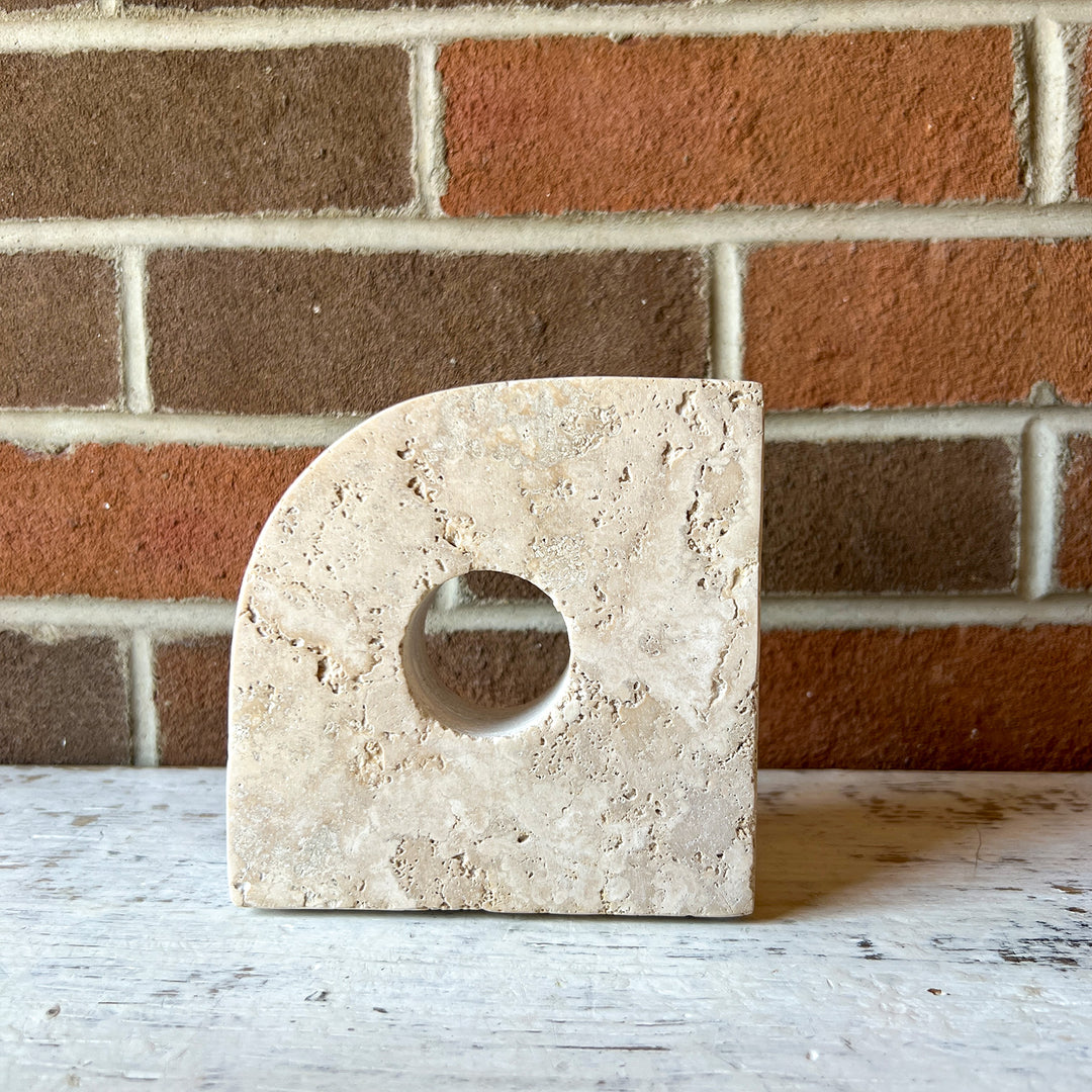 Travertine Book End