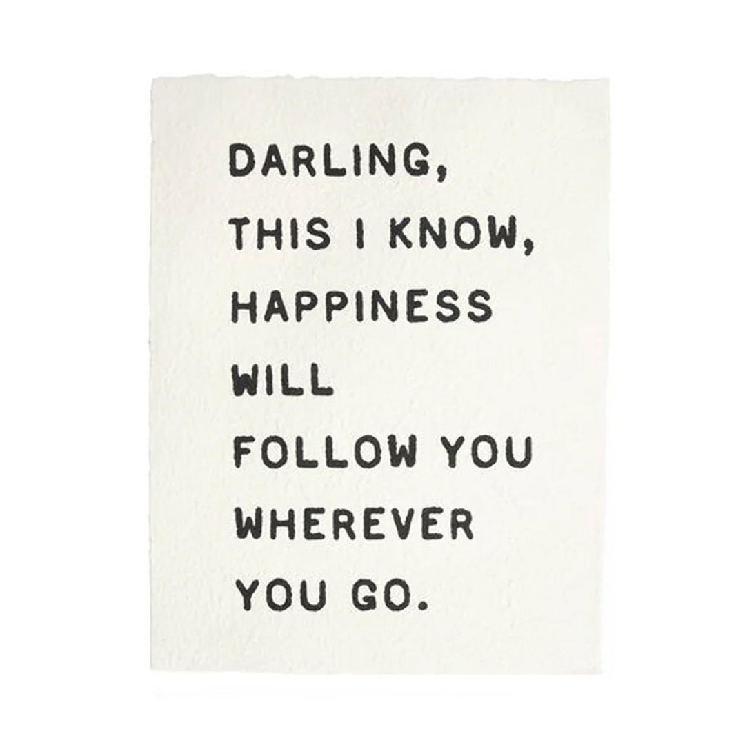 Paper Print - Darling, This I Know