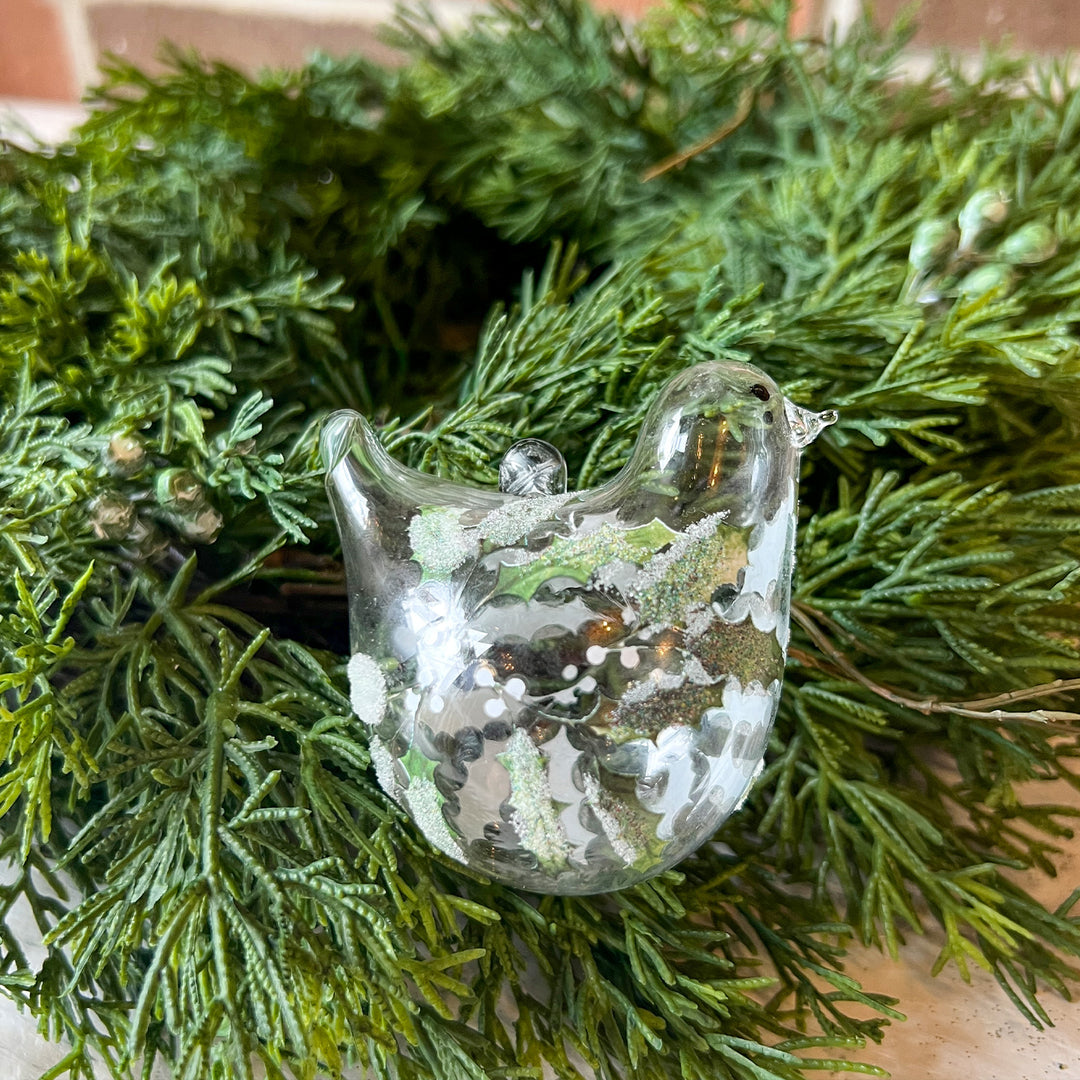 Glass Bird Ornament