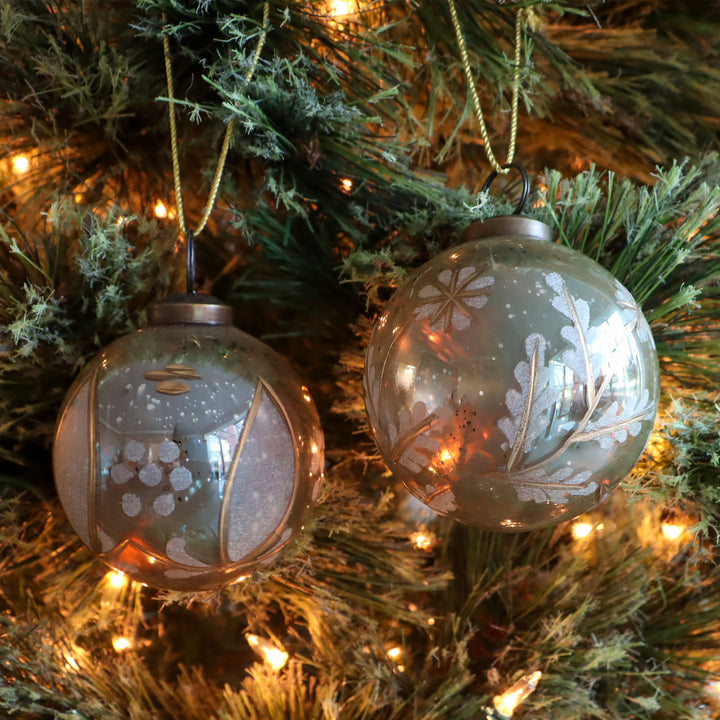 2" Glass Ball Ornament
