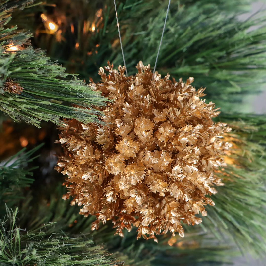 Leaf Round Ornament
