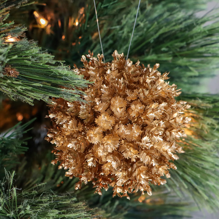 Leaf Round Ornament