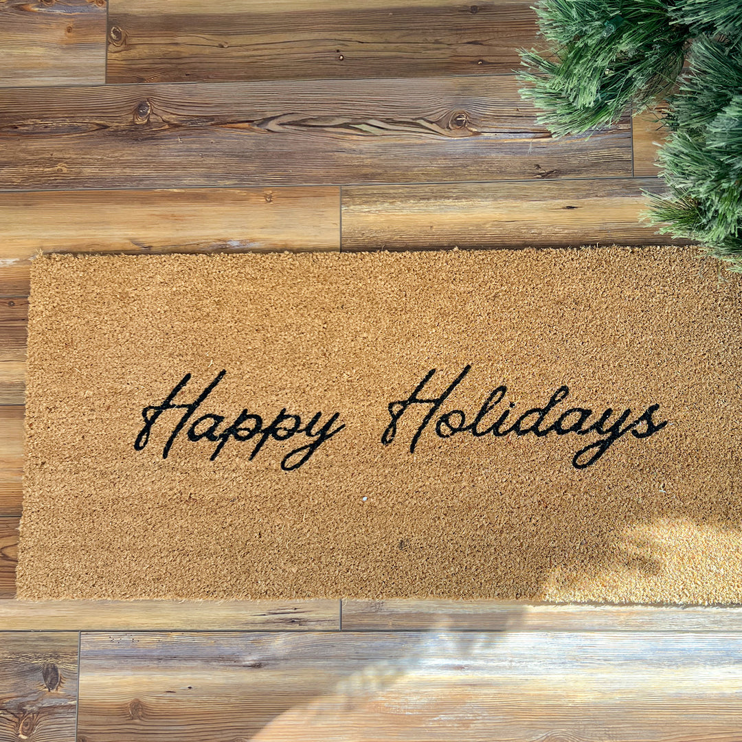 Happy Holidays Doormat