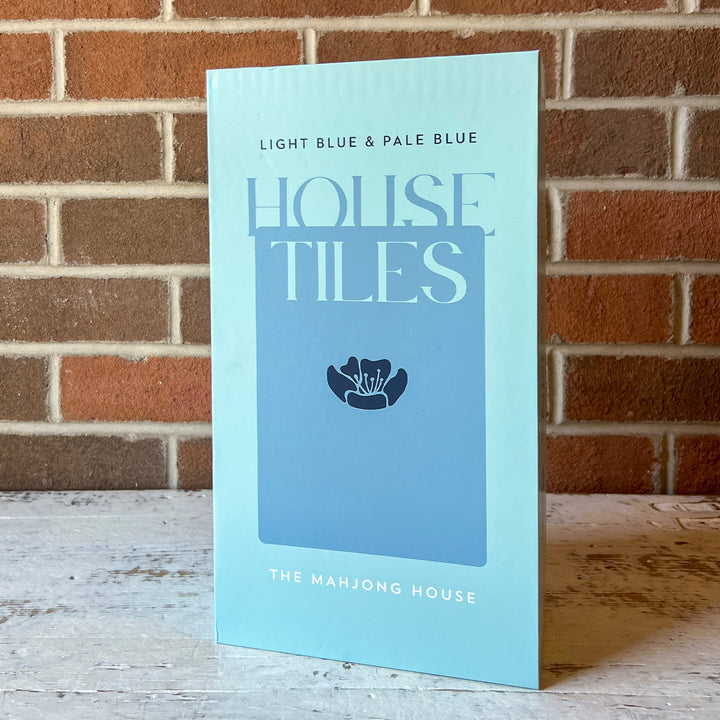 The House Tile Mahjong Set - Light Blue