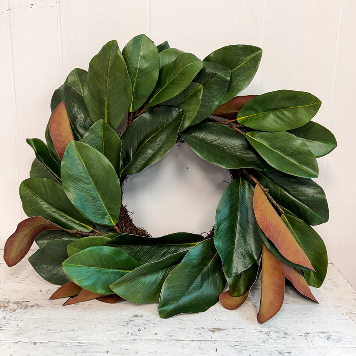 Magnolia Wreath - Green