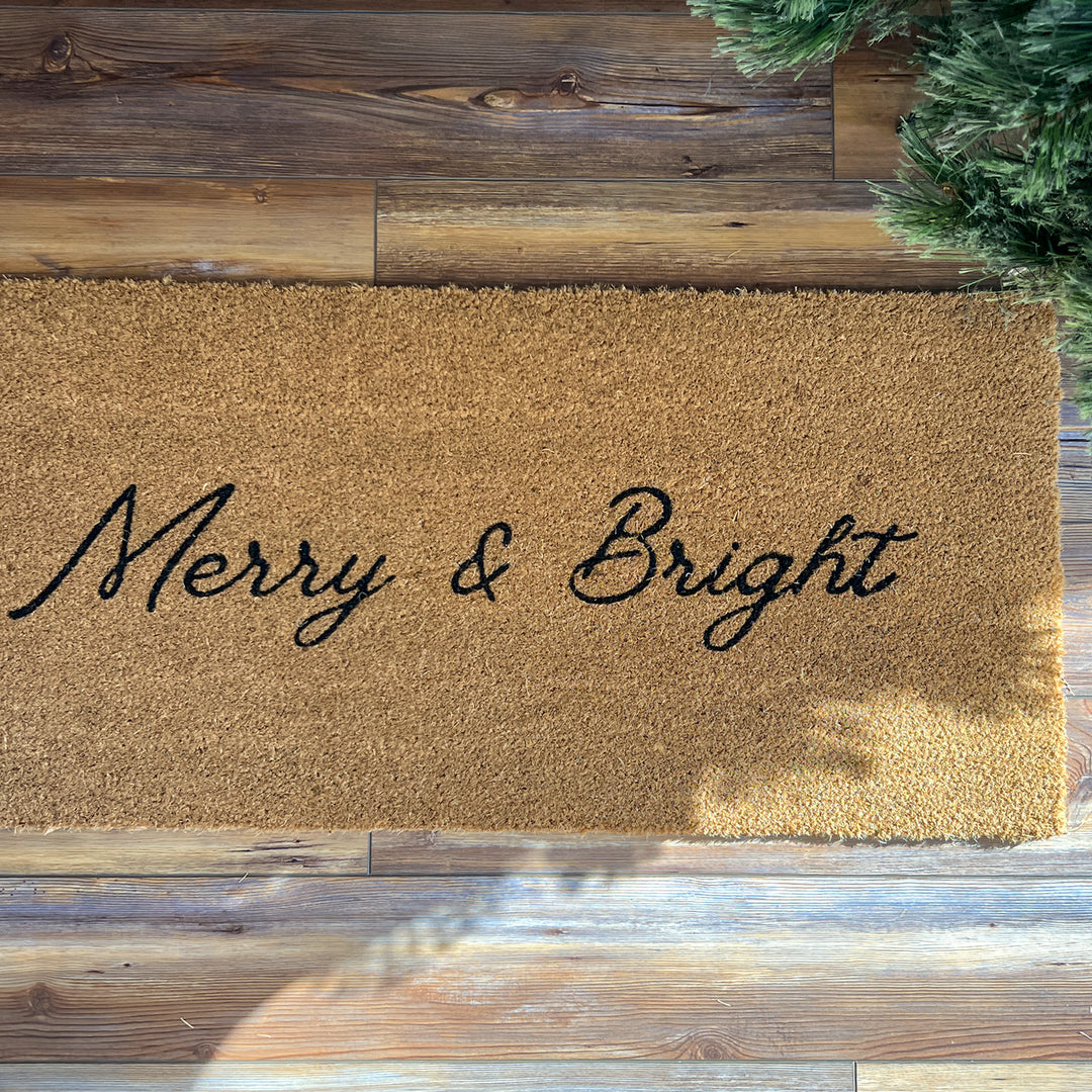 Merry and Bright Doormat