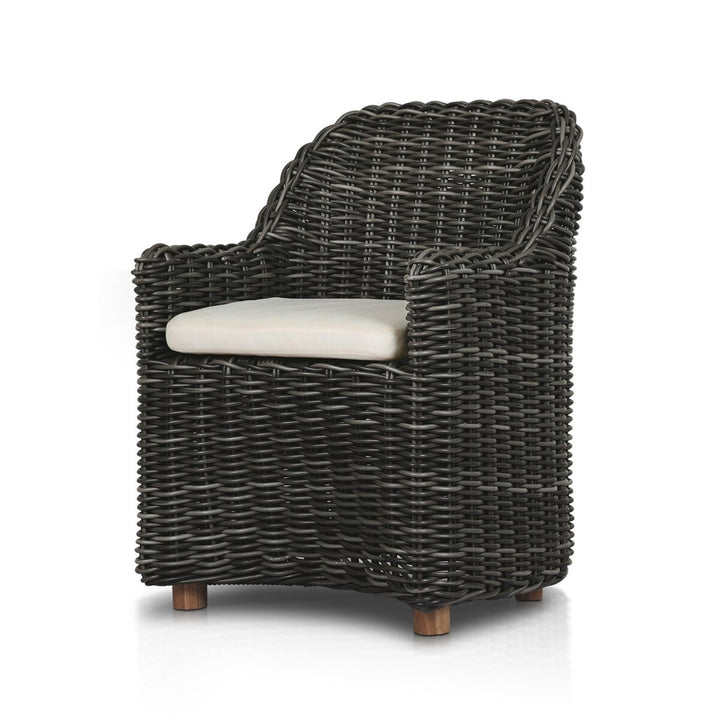 Messina Outdoor Dining Armchair - Charcoal