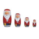 Wood Santa Nesting Doll Set