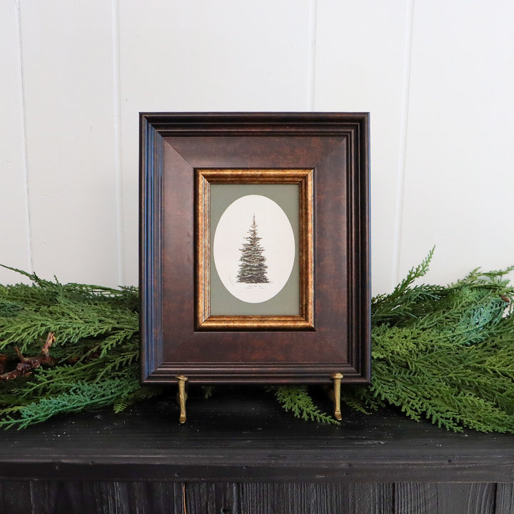 Oval Matte Tree