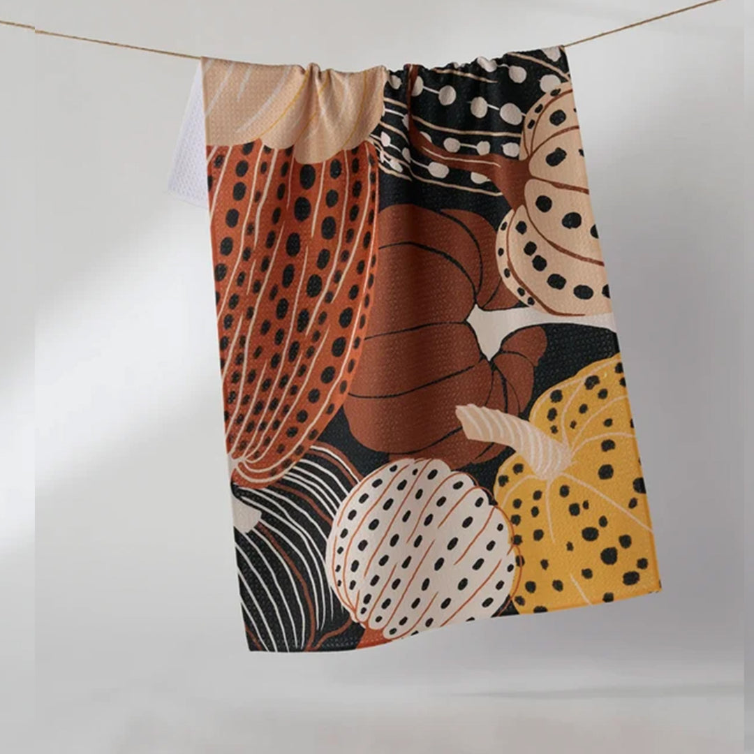 Painted Patch Tea Towel
