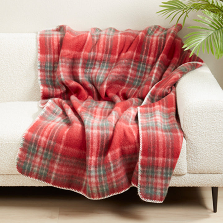 Plaid Throw