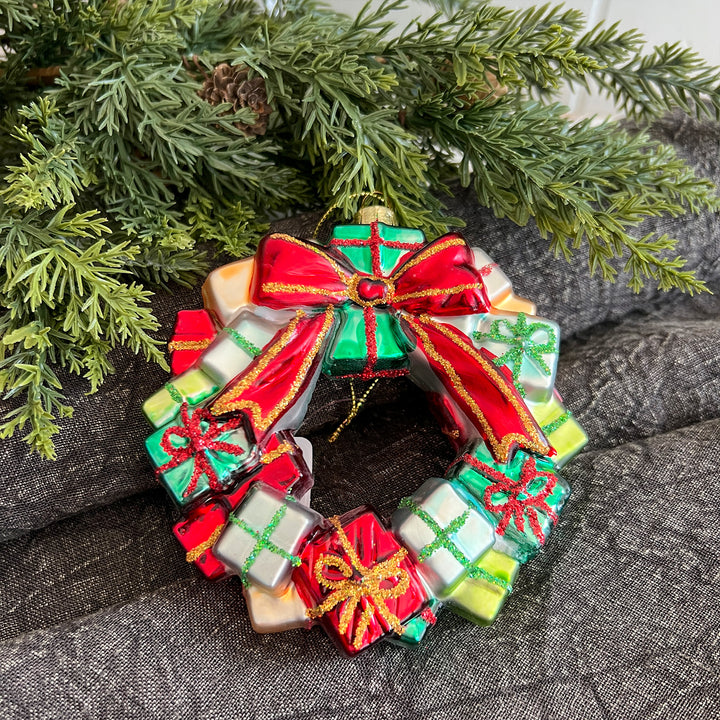 Package Wreath Ornament