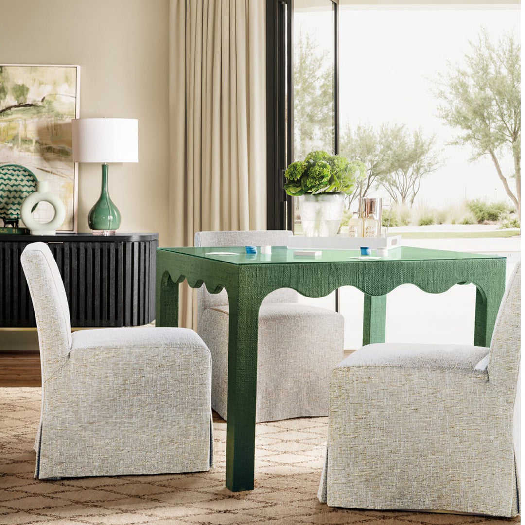 Scalloped Game Table