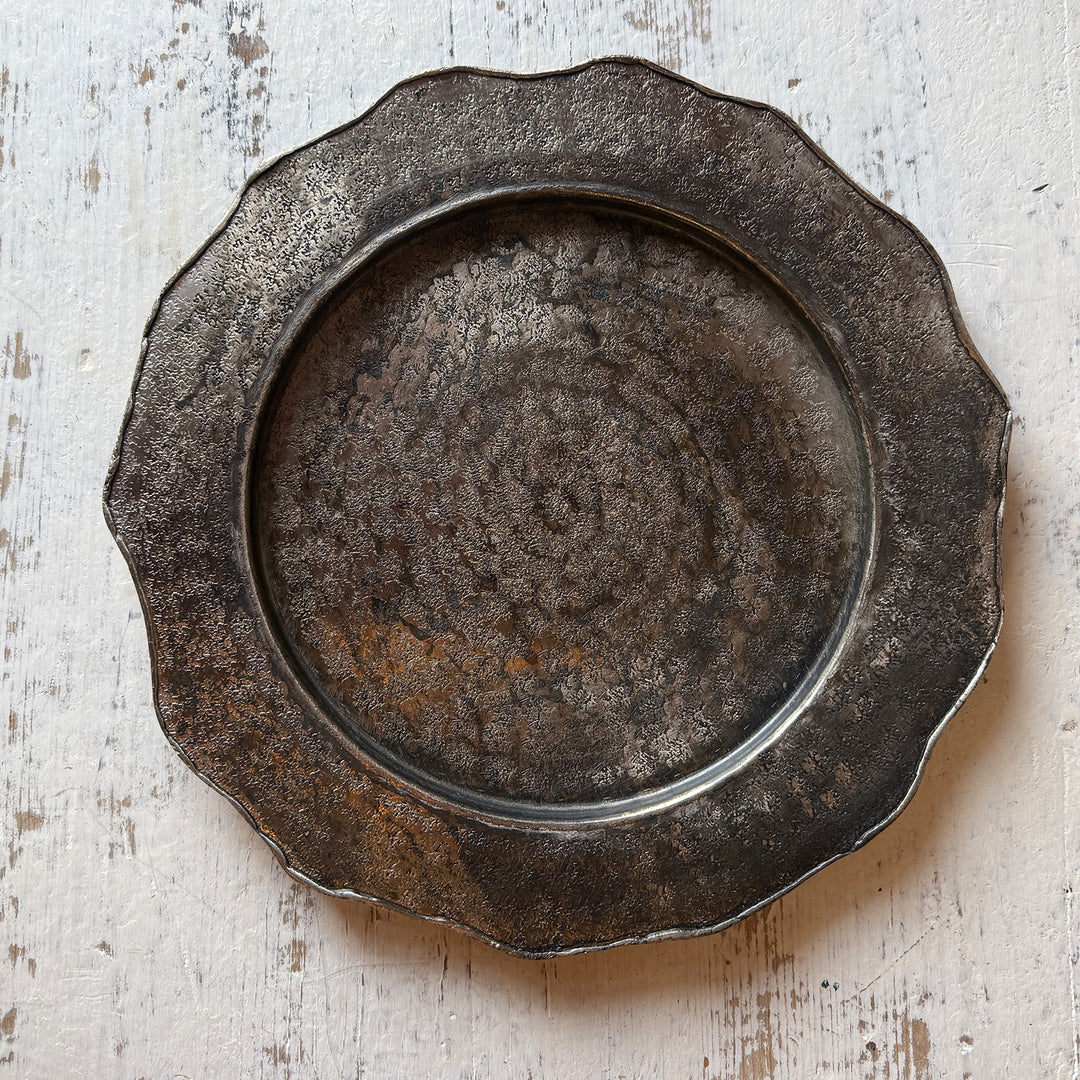 Scallop Silver Charger