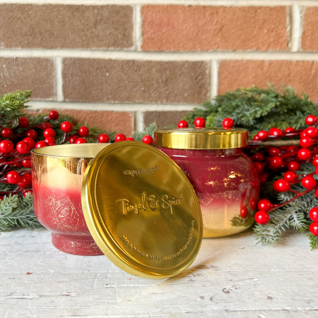 Glimmer Candle - Tinsel & Spice