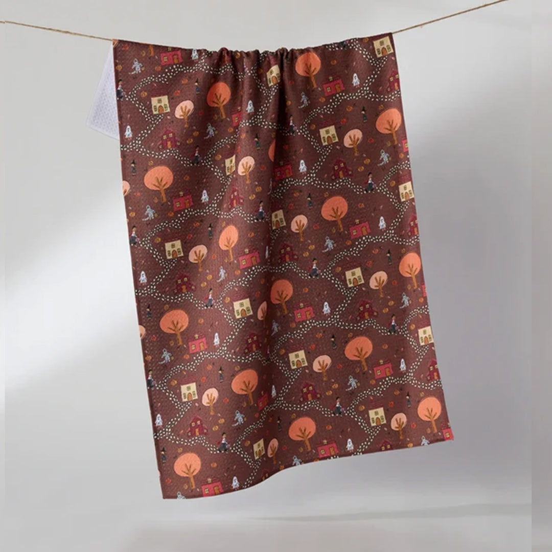 Treat Trail Tea Towel