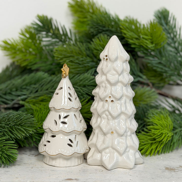 Stoneware LED Christmas Tree