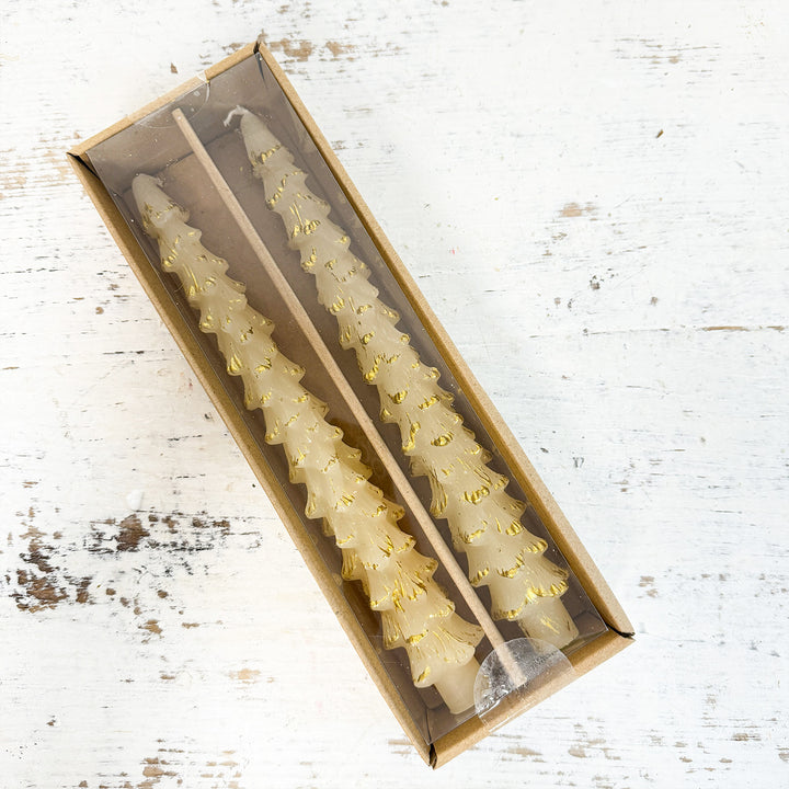 Gold Tree Candles