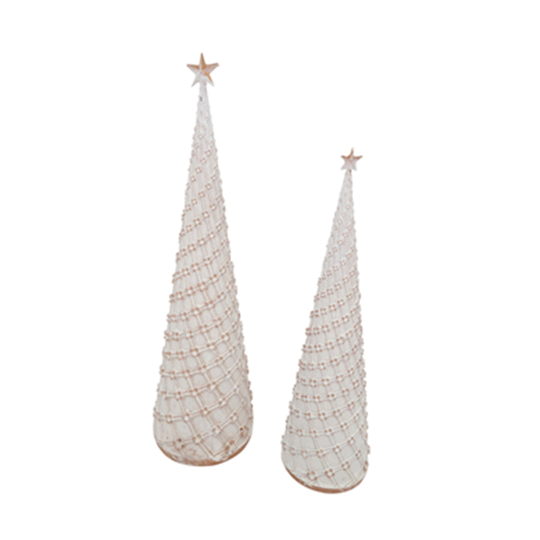 White Christmas Trees