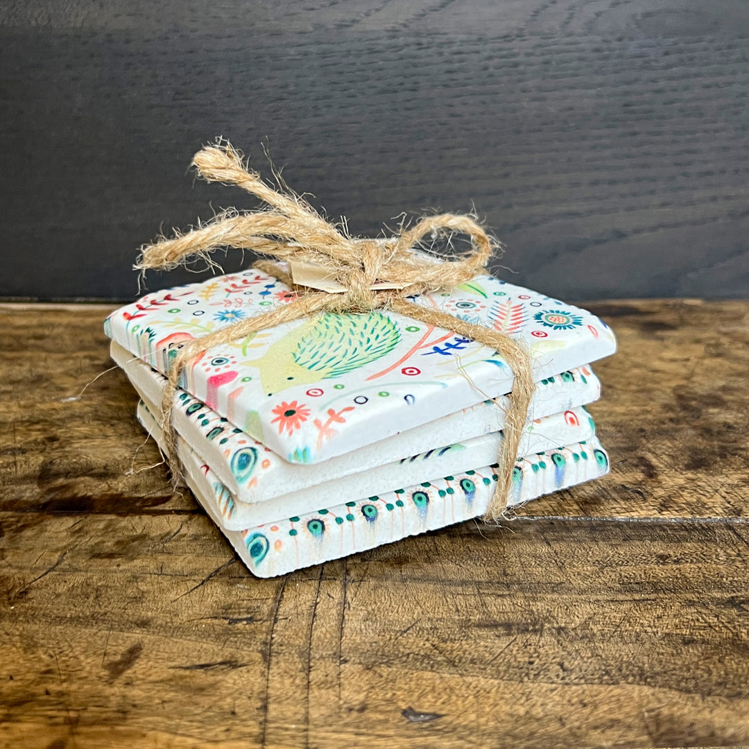 Woodland Animals Coaster Set