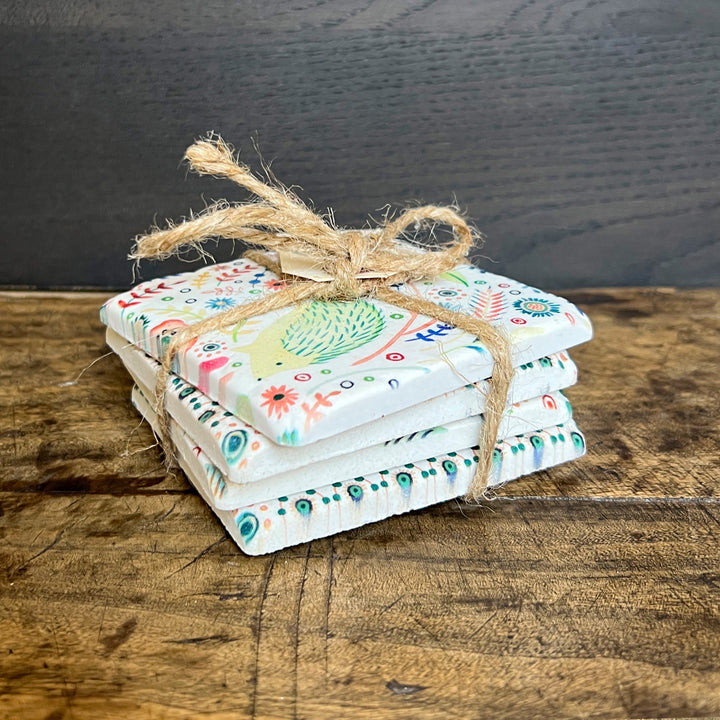 Woodland Animals Coaster Set