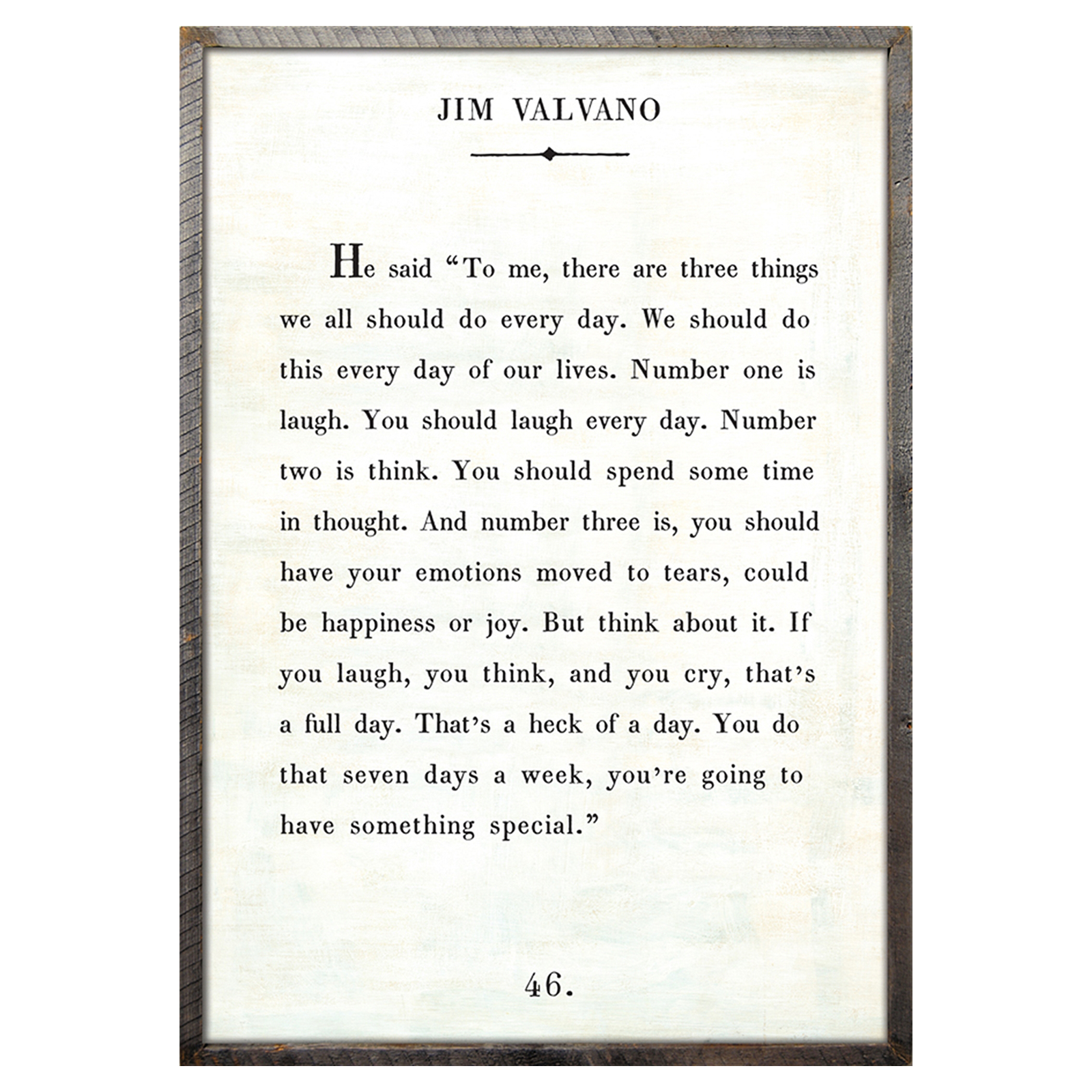 Jim Valvano Book Print - 17" x 24.5"