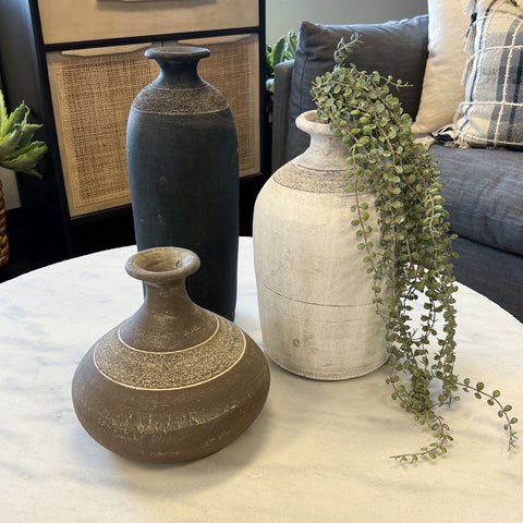 Black, Grey and White Vase