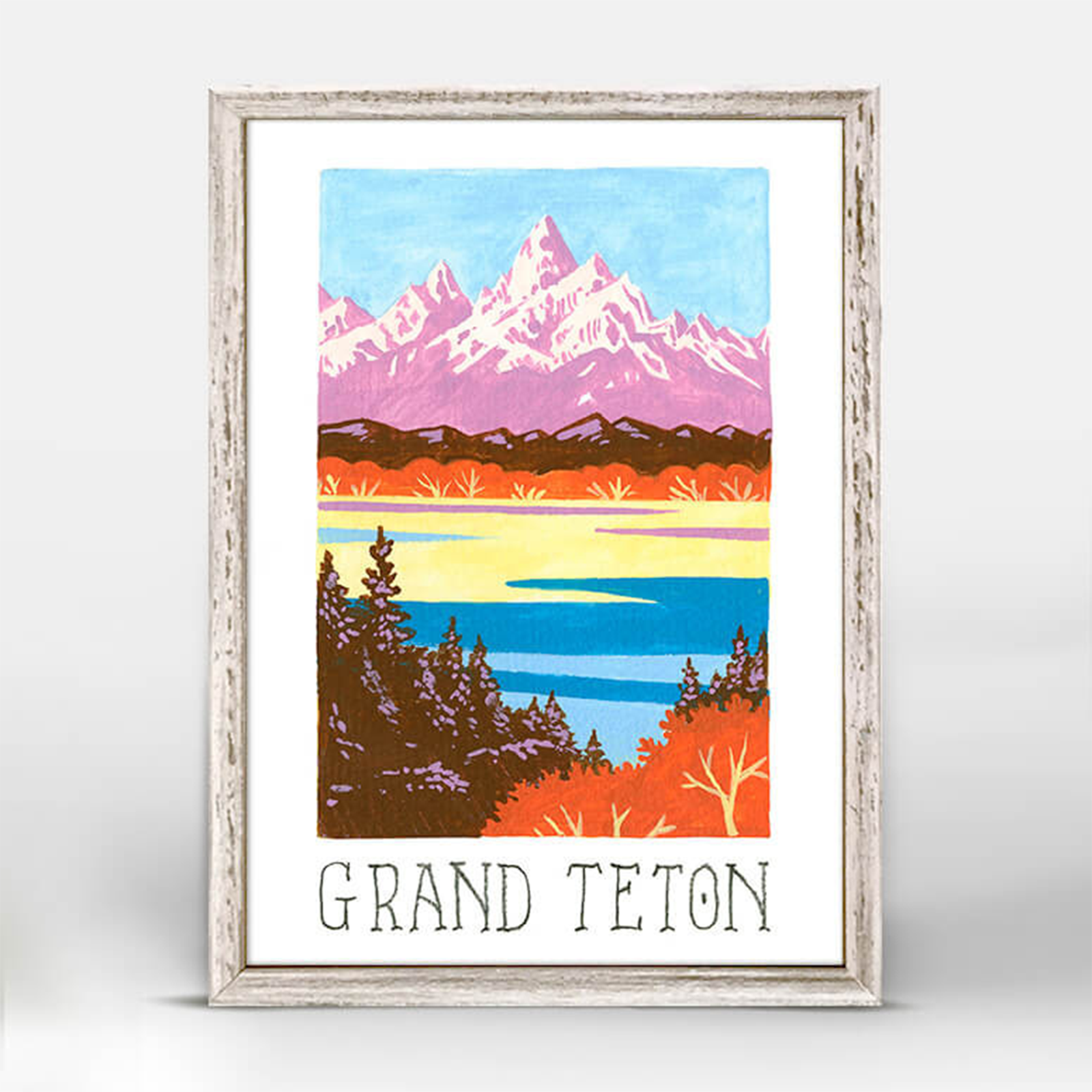 National Parks Mini Print - Grand Teton