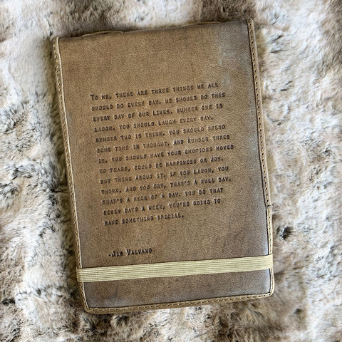 Leather Journal - Jim Valvano