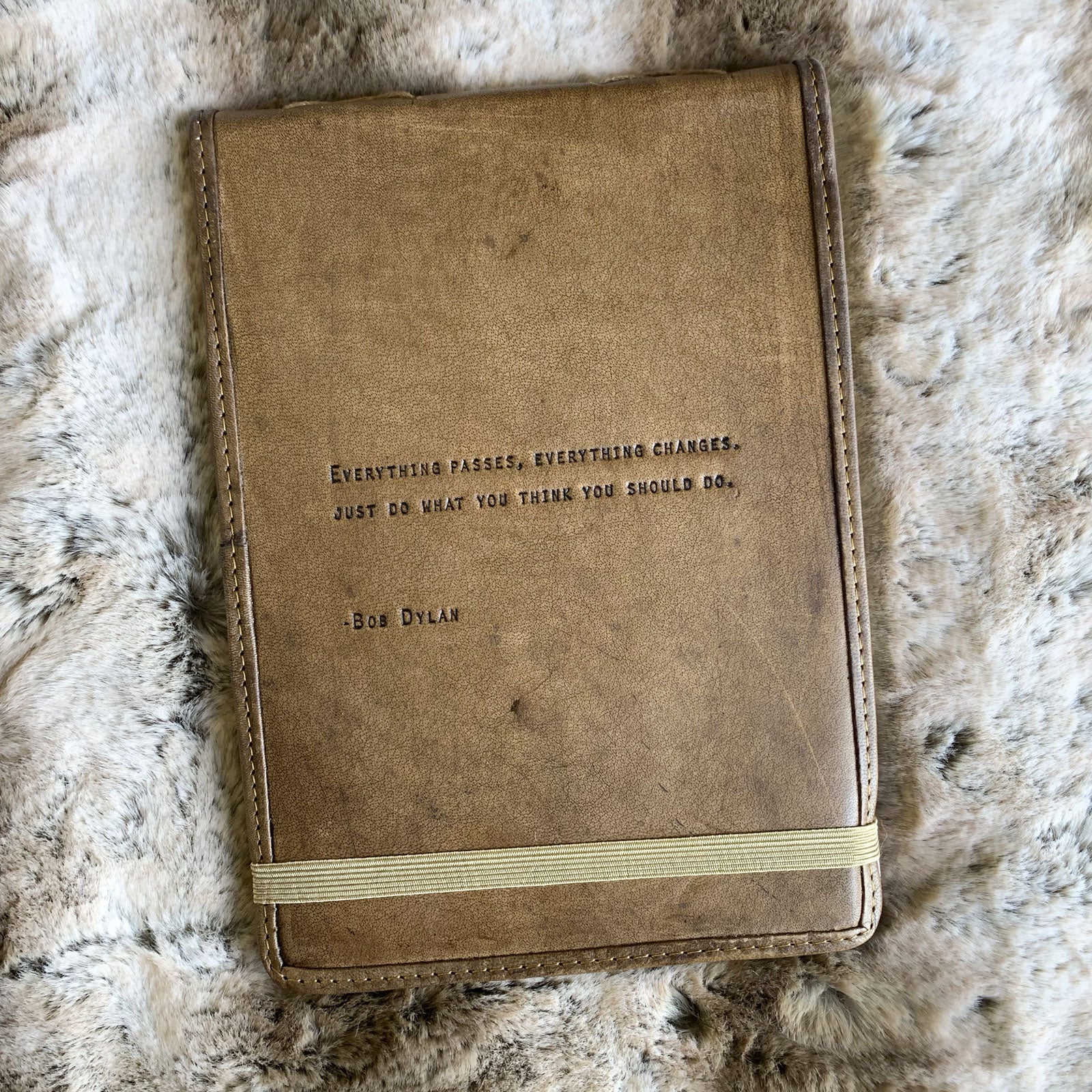 Leather Journal - Bob Dylan