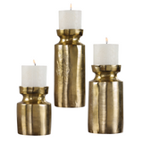 Candle Holder - Antique Brass