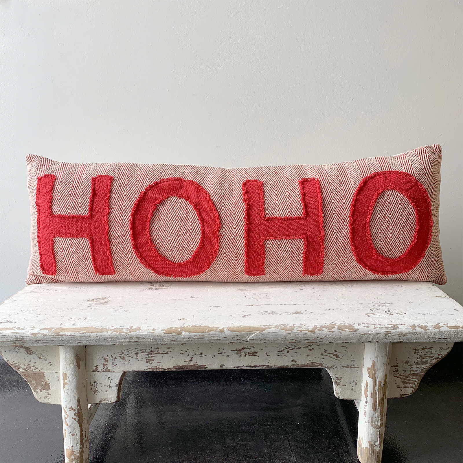 Ho Ho Pillow - Red