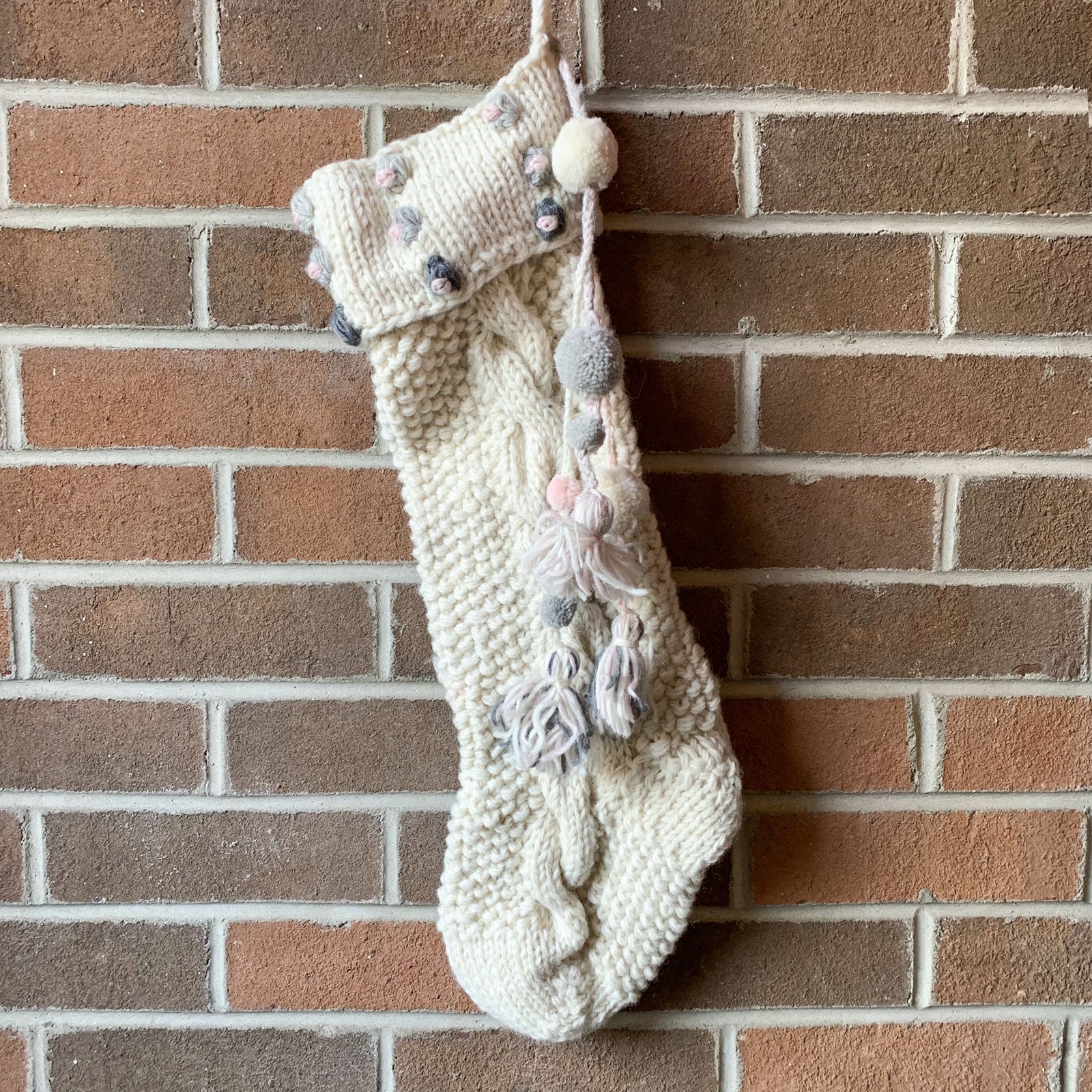 Hand Knit Stocking