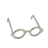 Glasses Sculpture - Silver