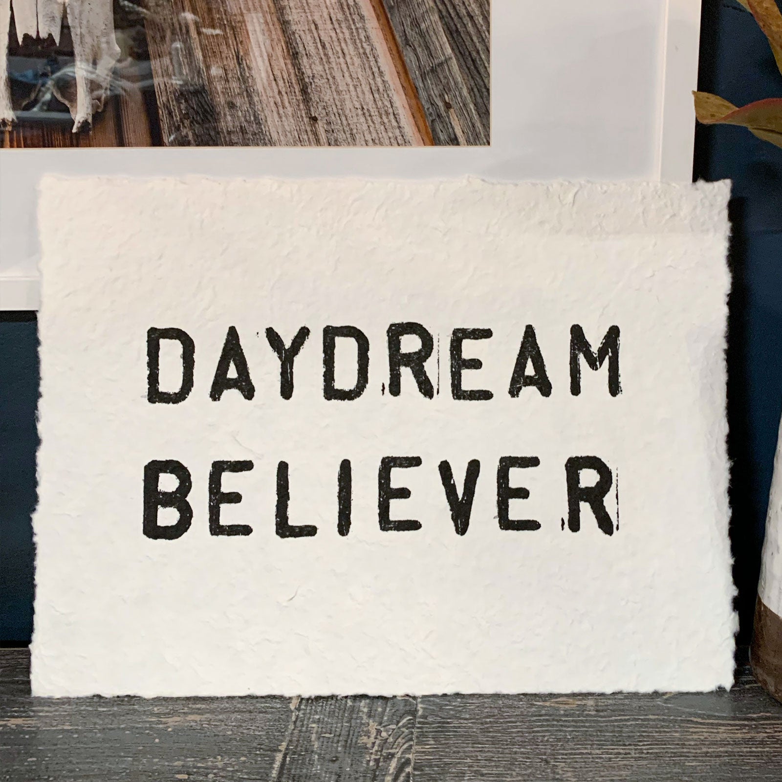 Handmade Paper Print - Daydream Believer
