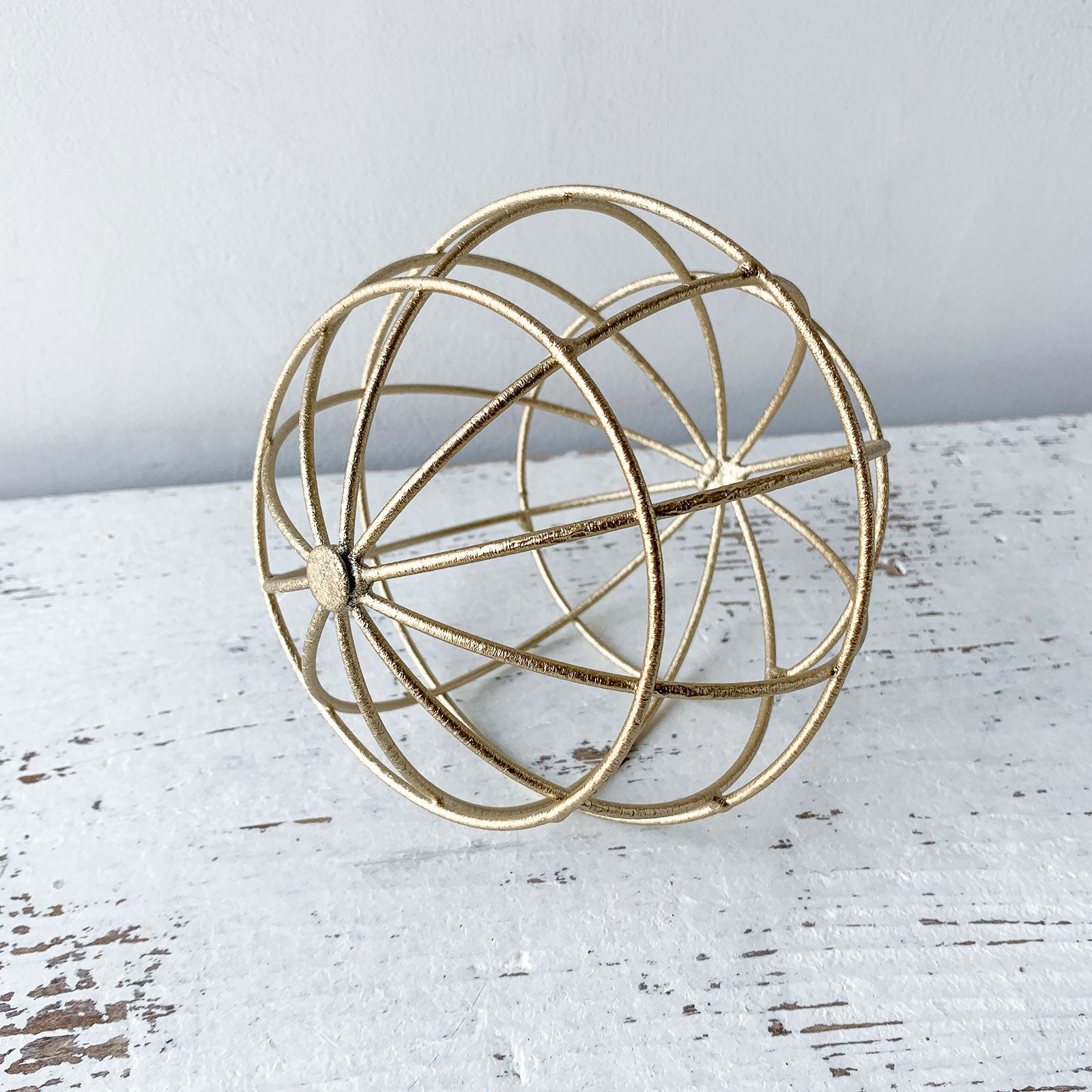 6" Decorative Gold Orb