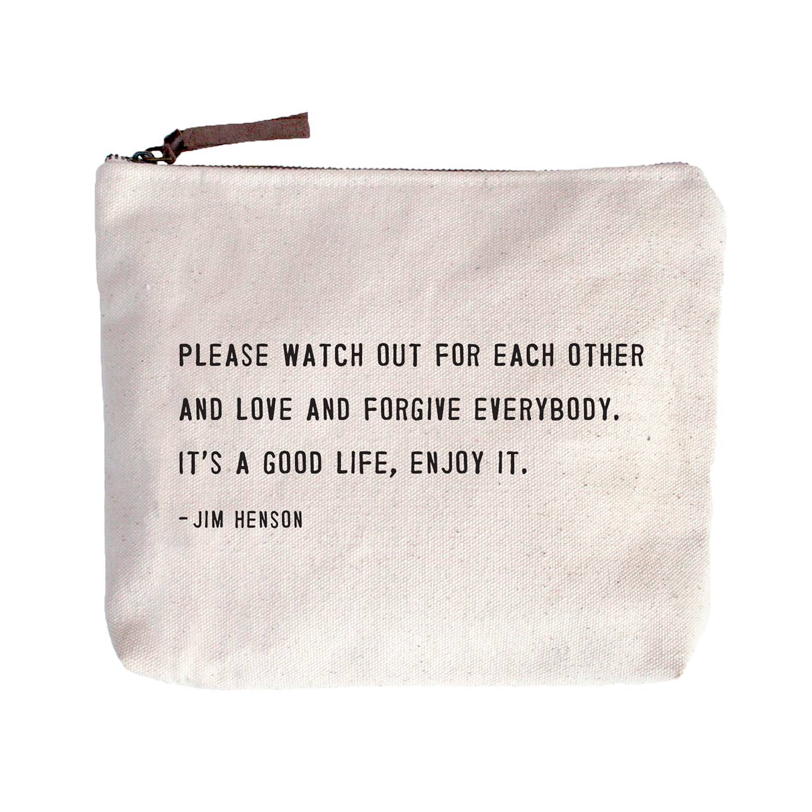 Canvas Zip Bag - Jim Henson