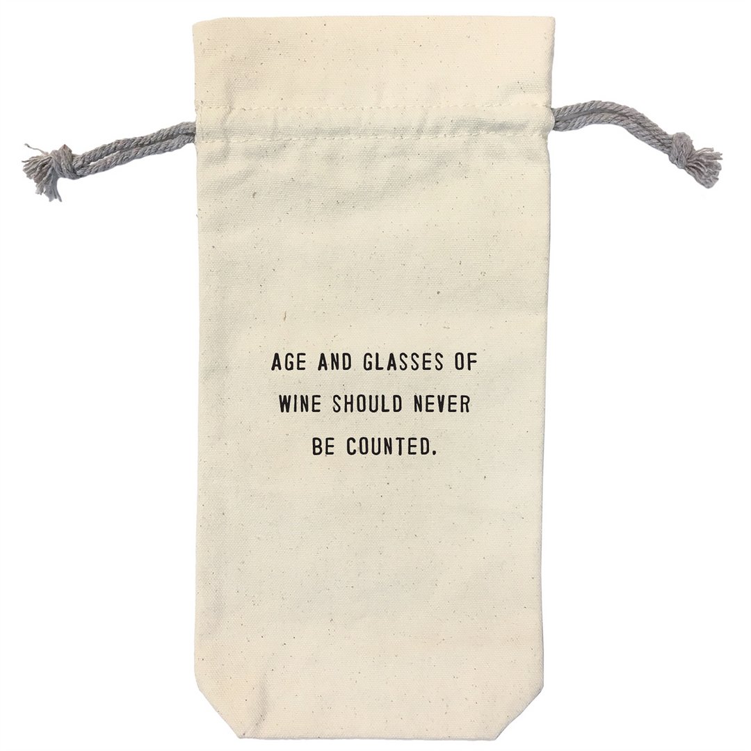 Wine Bag - Age And Glass of Wine