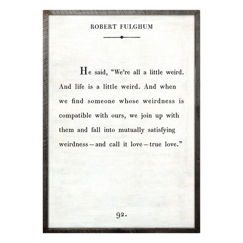 Robert Fulghum Book Print