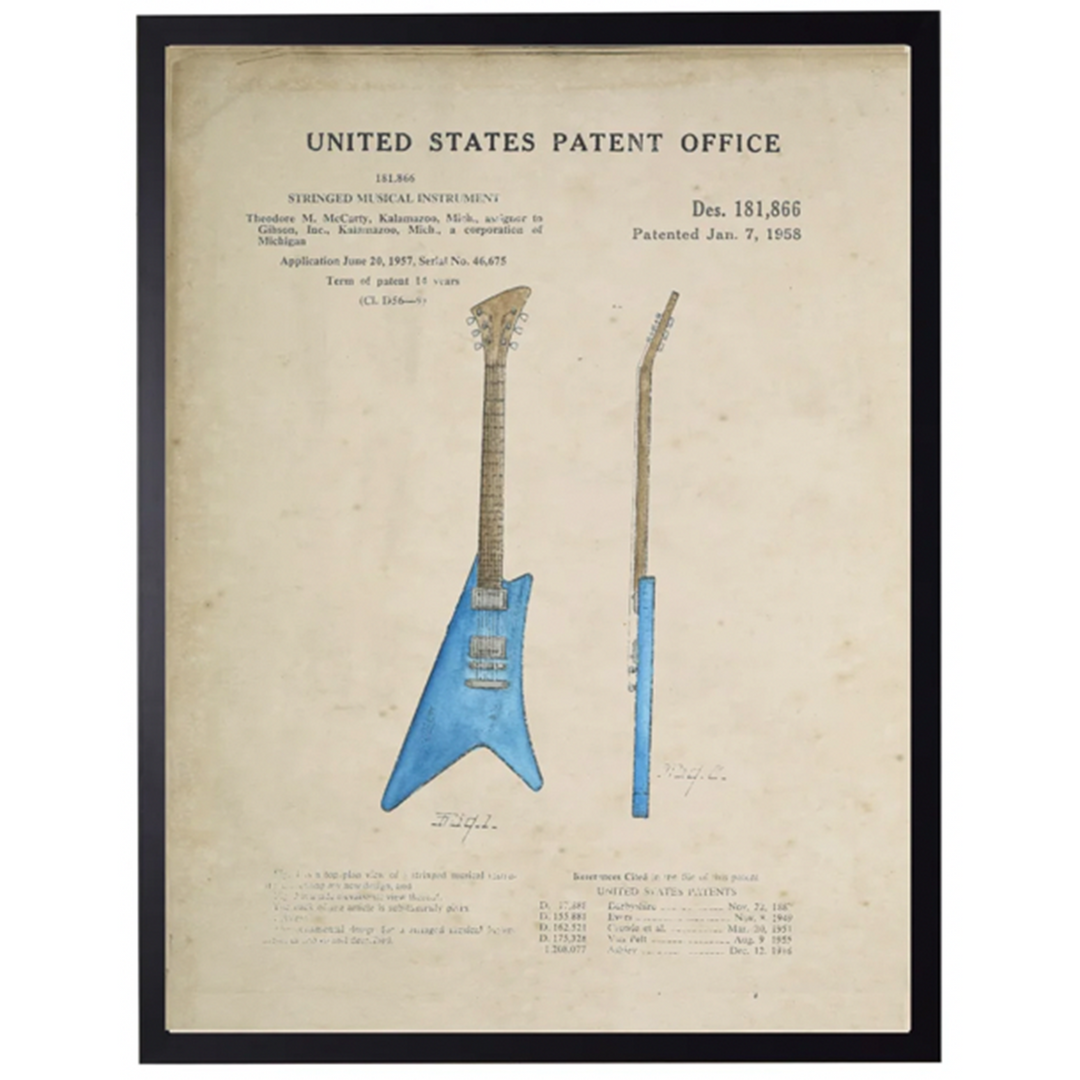 Watercolor Electric Guitar