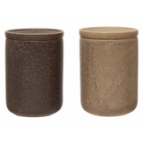 Stoneware Canister - Rose
