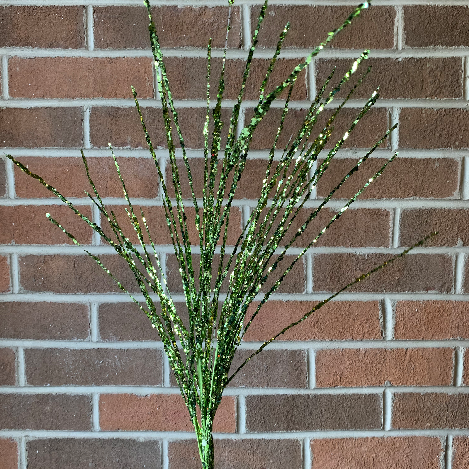 Green Sequin Spray