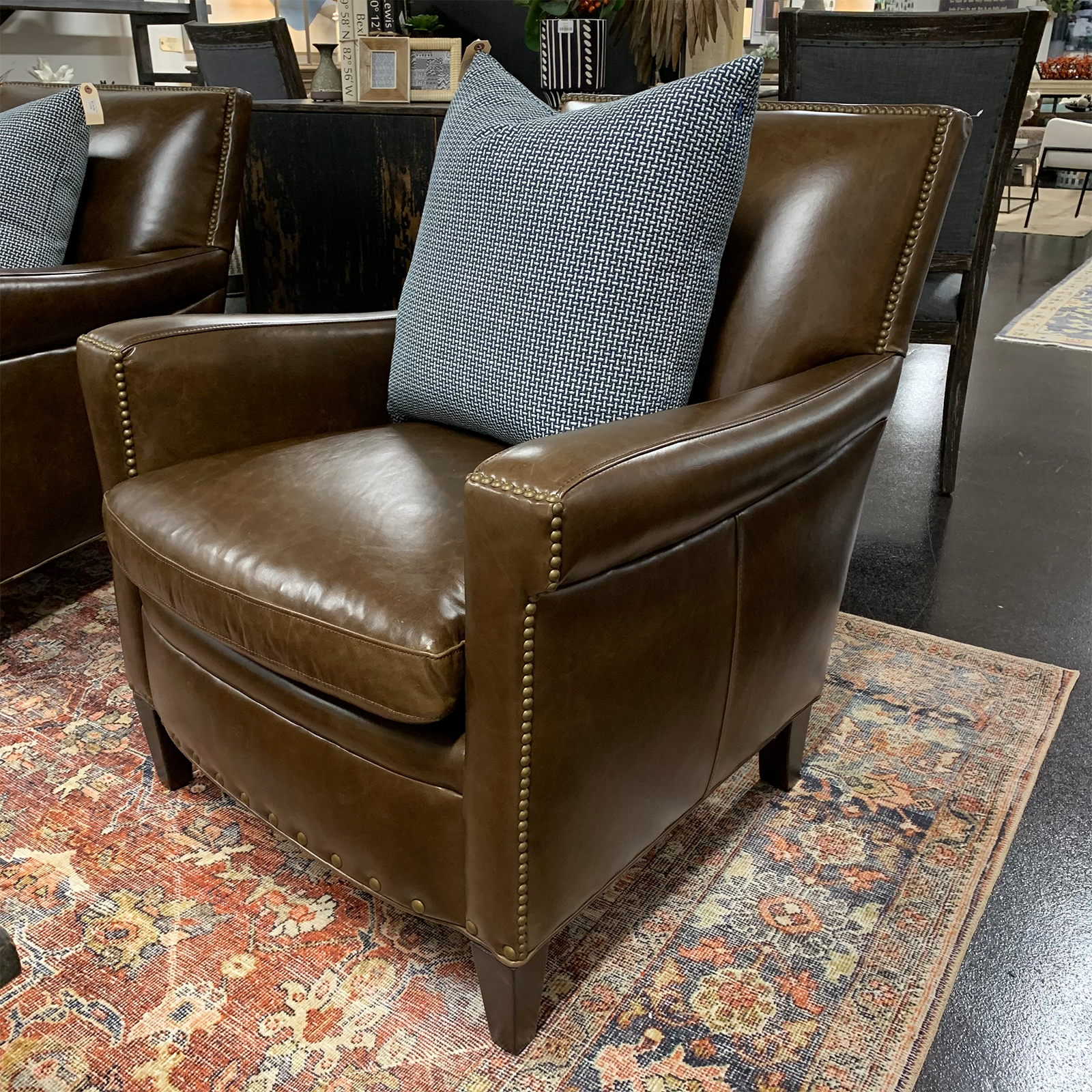 Gentry Leather Club Chair