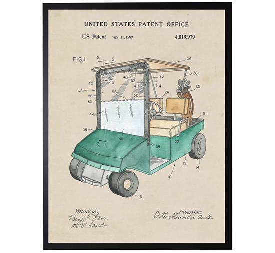 Golf Cart Patent